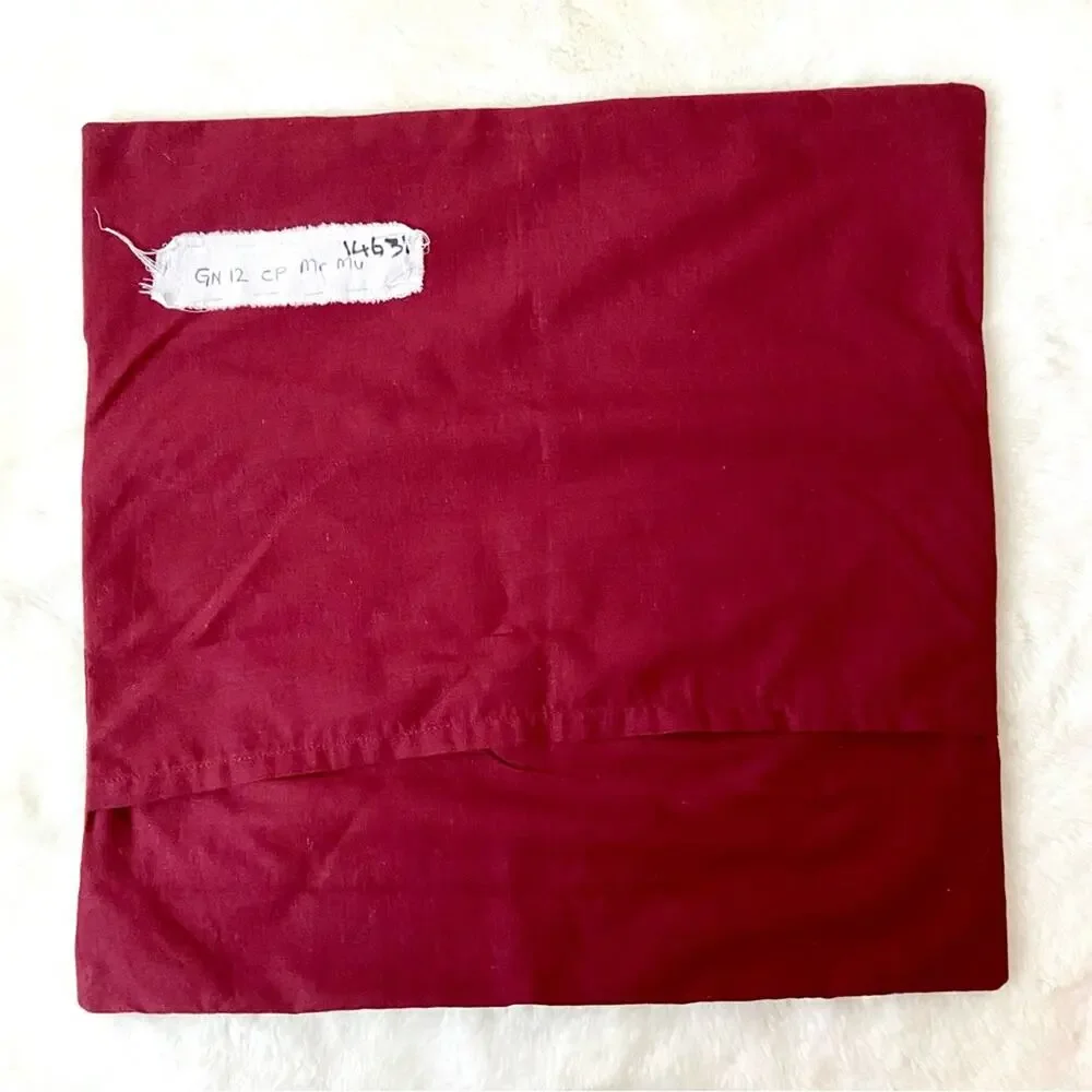 Handmade Embroidered Pillow Cover