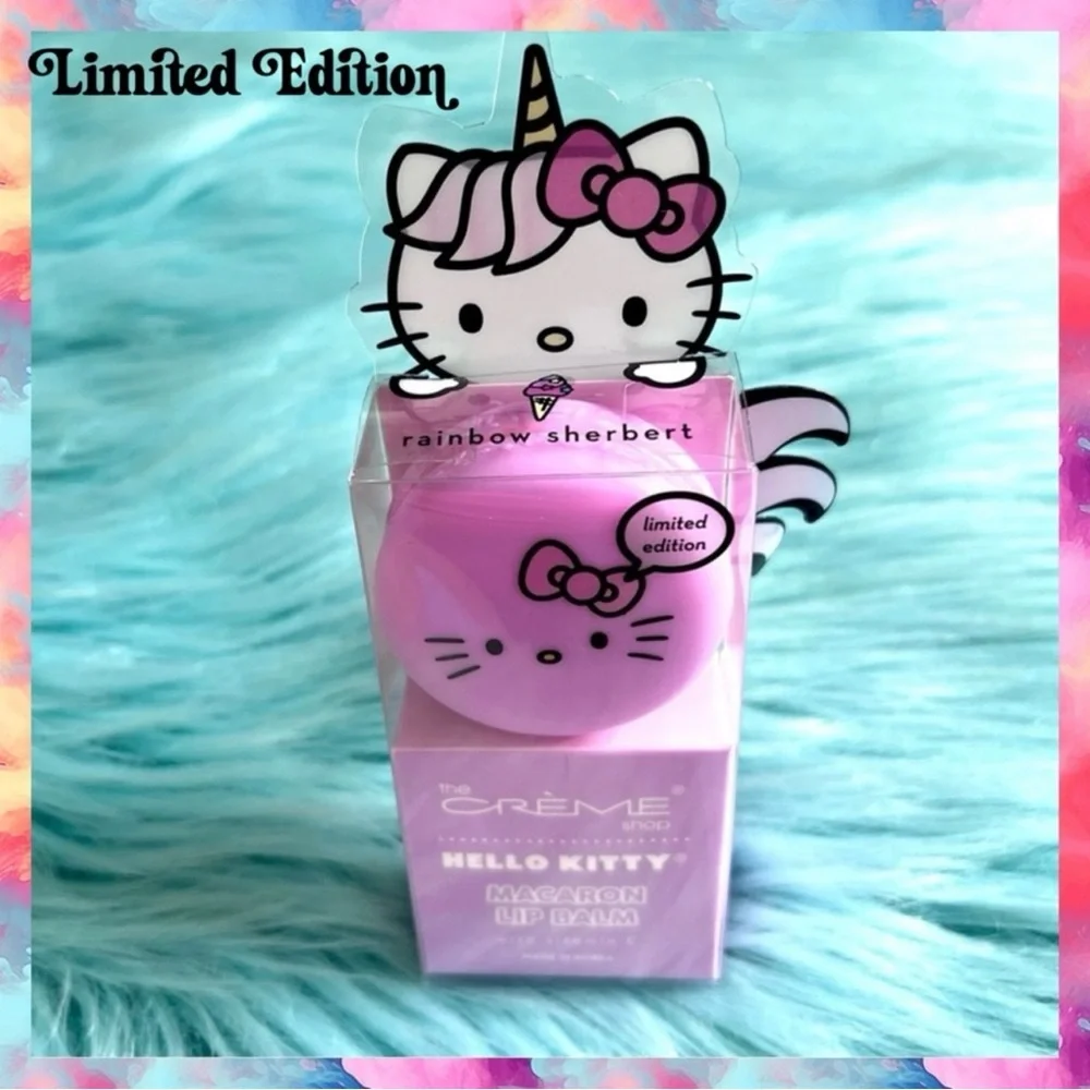 Crème Shop X Sanrio Rainbow Sherbet Hello Kitty Lip Balm Limited Edition