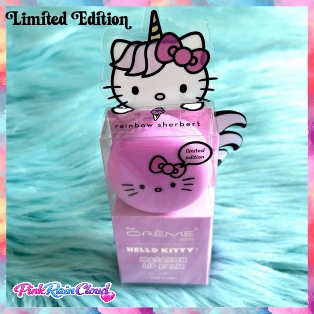 Crème Shop X Sanrio Rainbow Sherbet Hello Kitty Lip Balm Limited Edition