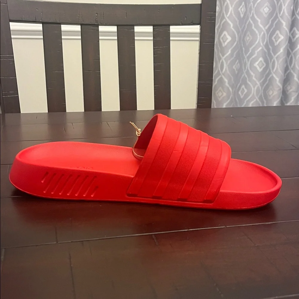 Adidas Racer TR Slides Sandals Shoes new red Mens Size 10