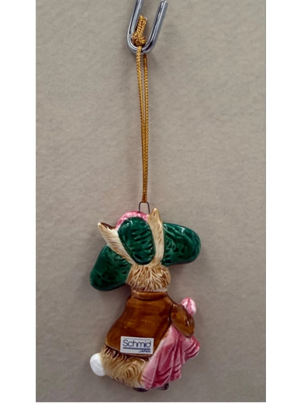 Schmid Benjamin Bunny Ornament | Beatrix Potter