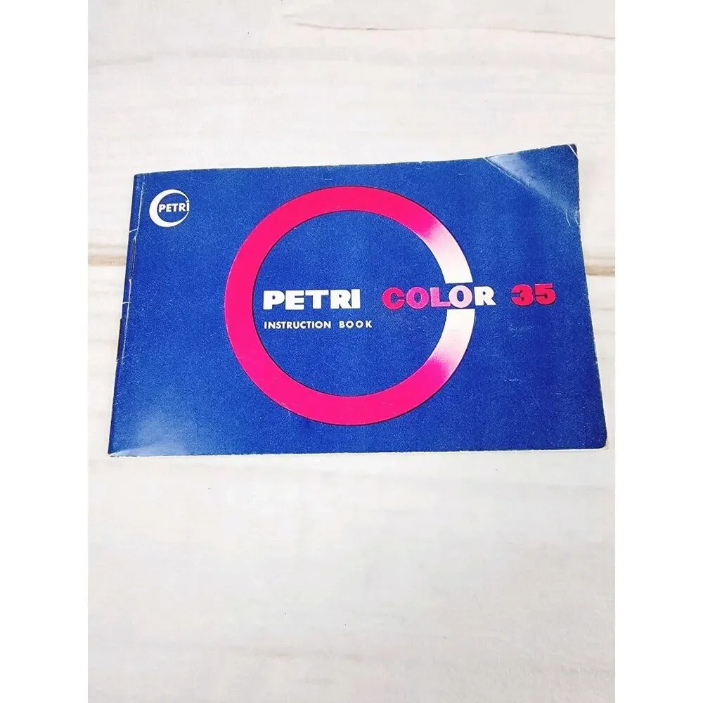 Petri Color 35 Instruction Manual Original Instruction Booklet Vintage