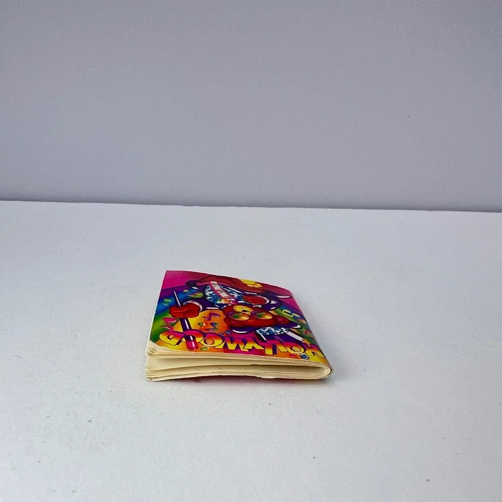 Lisa Frank Hollywood Bear Mini Notebook Stationery Vintage 90s Y2K Rainbow Pink