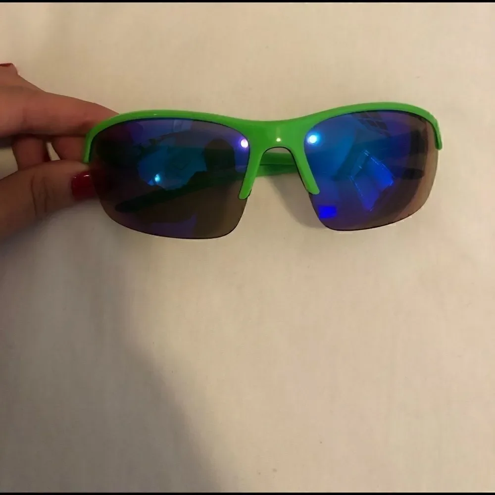 Forever 21 Green Mirrored Sunglasses
