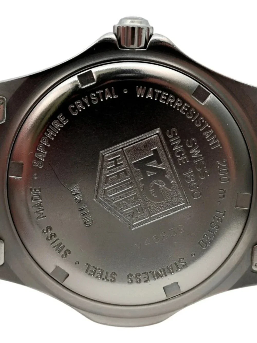 Tag Heuer 38mm Men's Professional 2000 Series Black Dial Watch! Ref: WK1110!