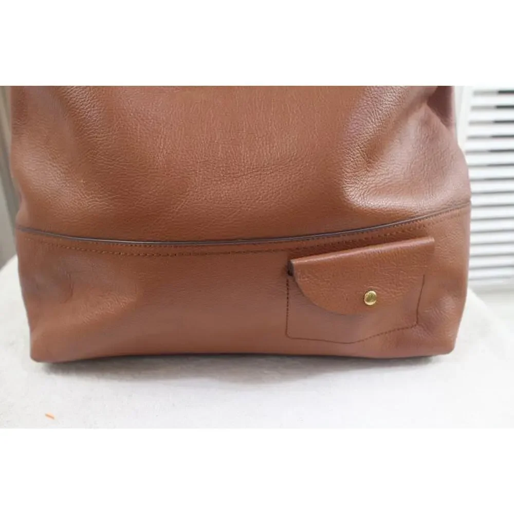 J Crew All-day Tote Bag in Black Leather F5237 (pu300