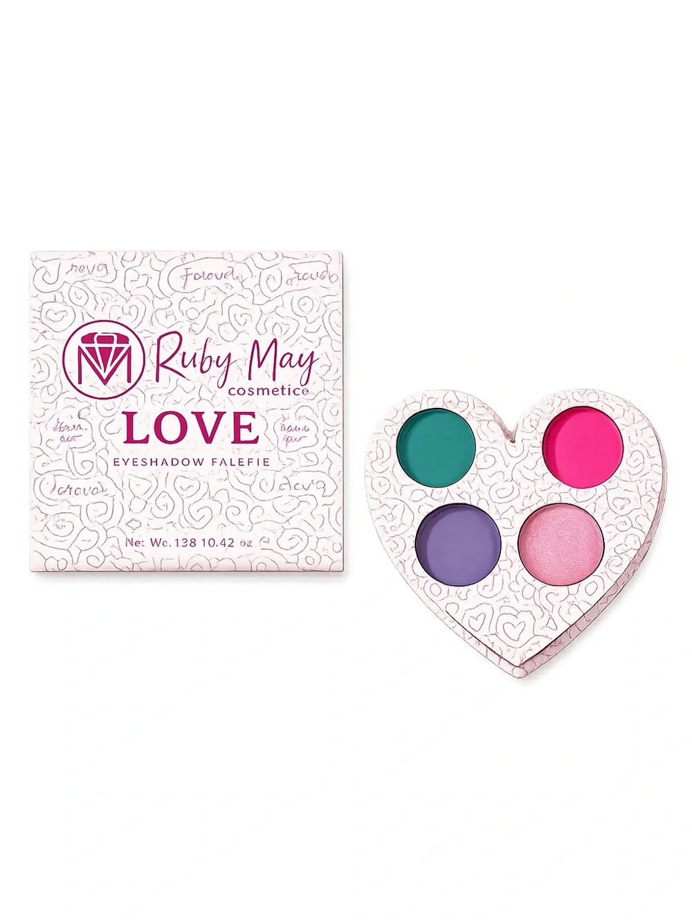 LOVE Eyeshadow Palette - Pink