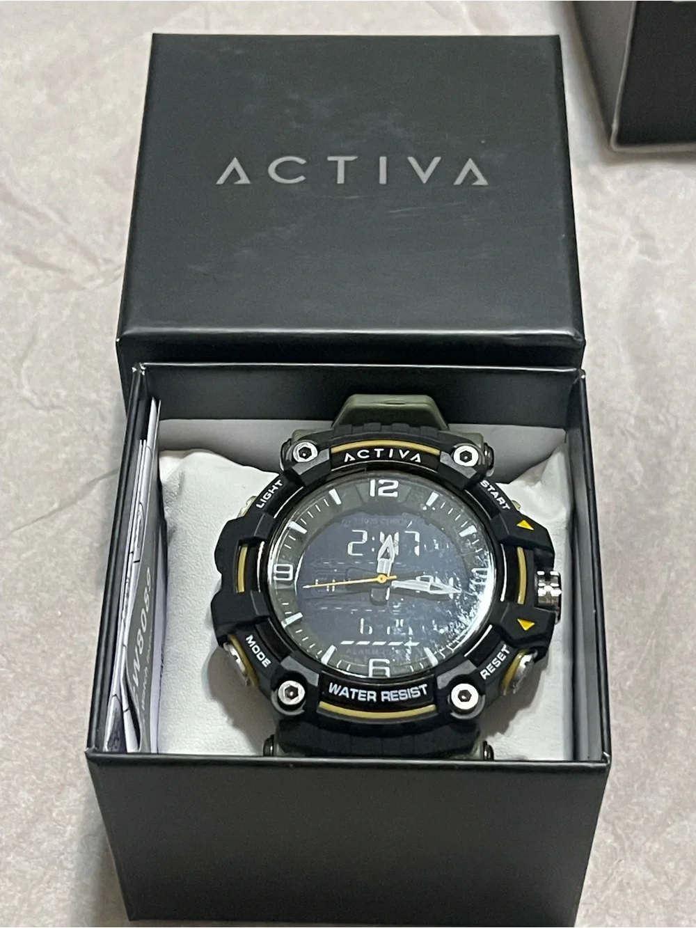 Activa Ardus X Invicta Digital Men's Watch - 58mm. Army Green (ACW8089-002) new