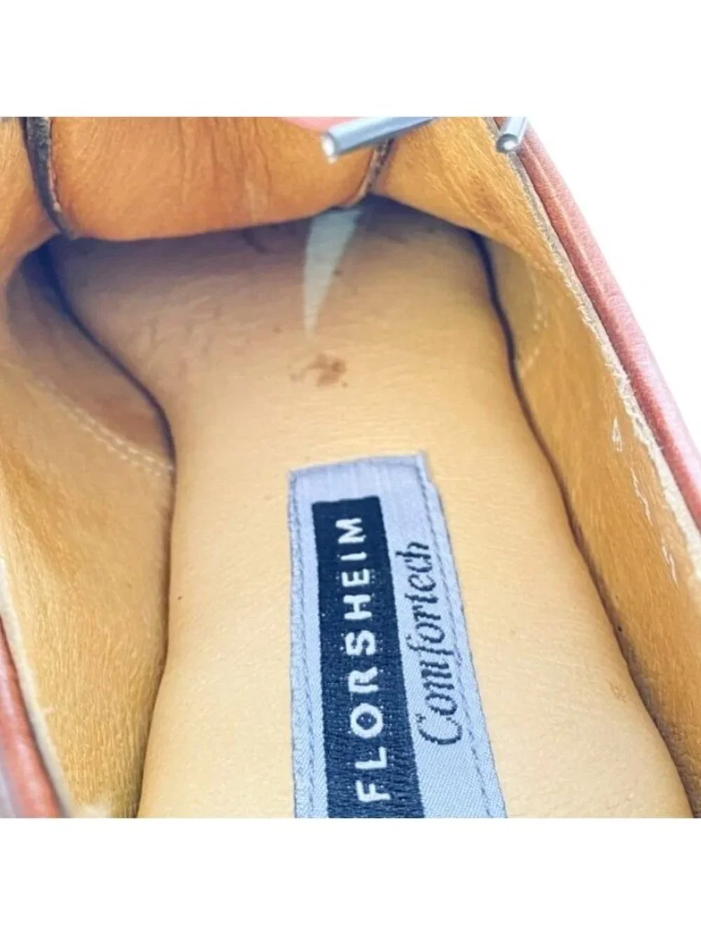 Florsheim Wingtip Oxford Tan and Brown Leather and Suede Mens Shoes 7 1/2 D Comf