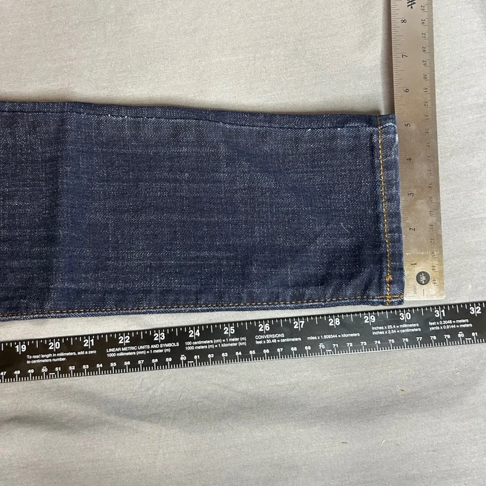 Lee Womens Legendary Skinny Mid Rise Jeans‎ Dark Wash Blue 8 Long 1000157438-22C