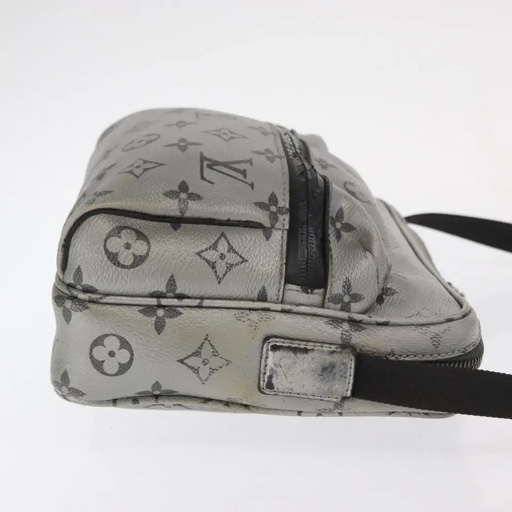 Louis Vuitton Monogram Reflect Messenger PM Shoulder Bag Silver