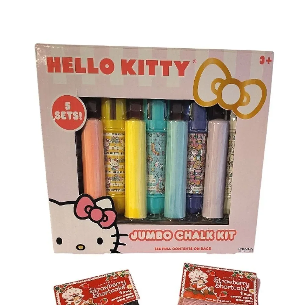 Hello Kitty stencil chalk